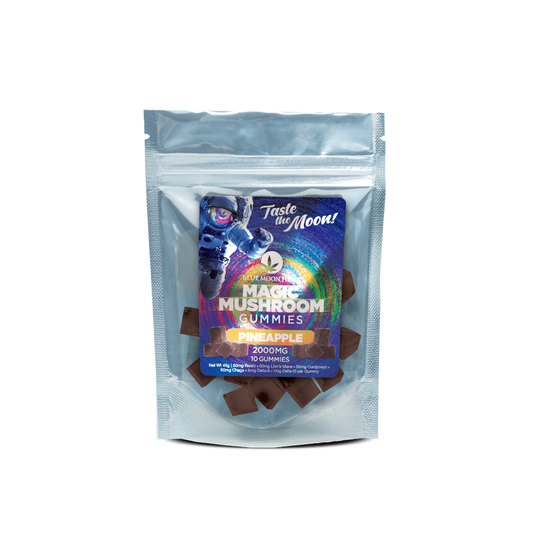 [product_titleDescription:It’s a whole new way to think about Magic Mushrooms, hemp, and cannabinoids, filled with excitement and energy. Magic Mushroom Pineapple Gummies 2000mg