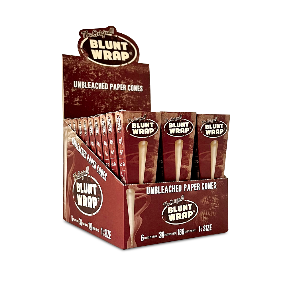 Blunt Wrap 1 1/4 Medium Thin Paper Cones 30-Pack