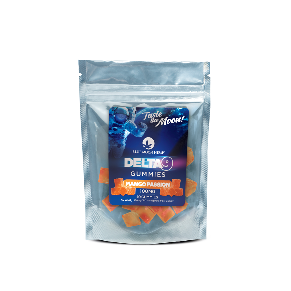 [product_titleDescription:It’s a whole new way to think about Delta 9, hemp, and cannabinoids, filled with excitement and energy. Delta 9 Mango Passion Fruit Gummies 100mg
